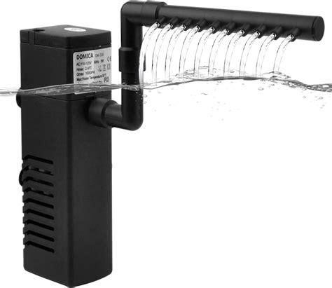 Acuario de 5 litros con filtro interno