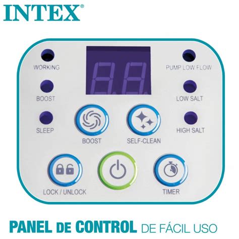 Panel de control digital de un clorador salino CTX
