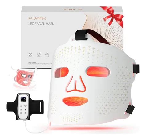 Mascarilla facial de luz roja