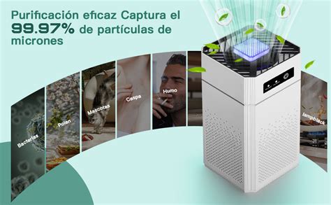 Purificador de aire portátil tipo lata