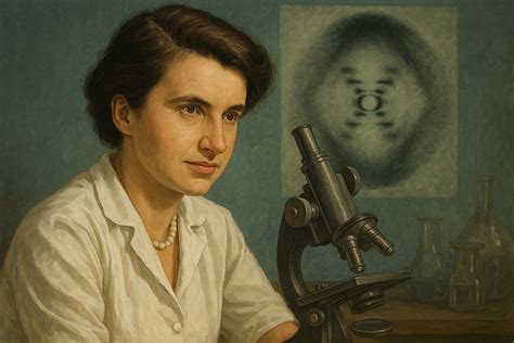 Retrato de una joven Rosalind Franklin