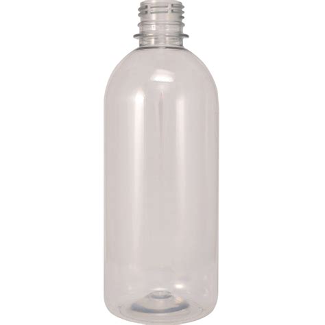 Botella PET transparente
