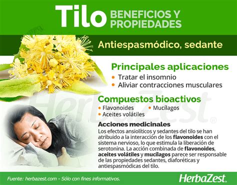 Diagrama de los beneficios del Tilo