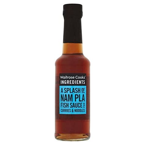 Botella de salsa de pescado tailandesa (Nam Pla).