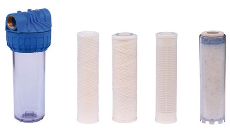 Filtro de agua tipo cartucho con sedimentos