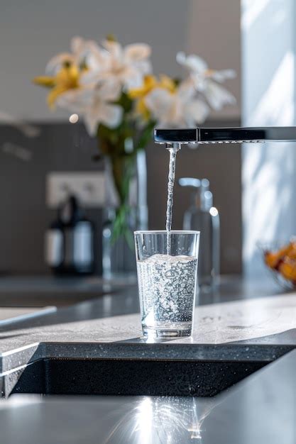Filtro de agua de encimera moderno
