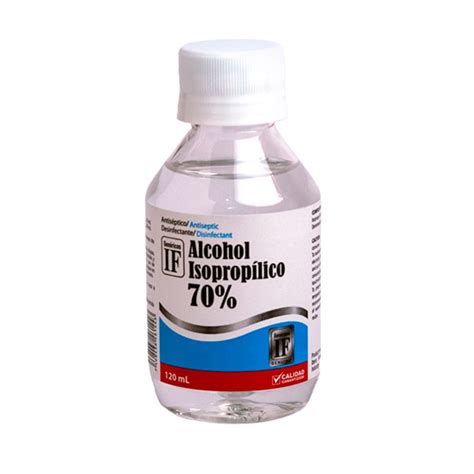 recipiente con alcohol isopropílico y sal
