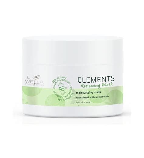 Cabello sano y brillante con mascarilla Wella Elements