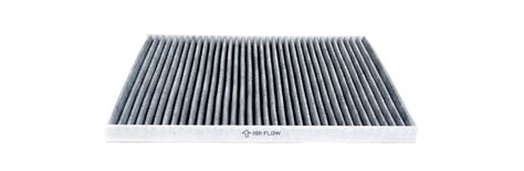 Diagrama de un filtro de cabina multicapa con carbón activo