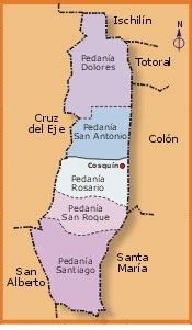 Mapa de las pedanías de Xàtiva