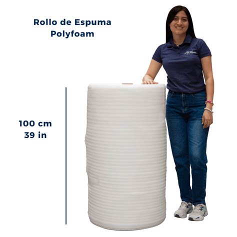 rollo de espuma filtrante blanca