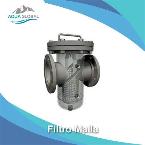 Ilustración de un filtro de malla mostrando la estructura de la red