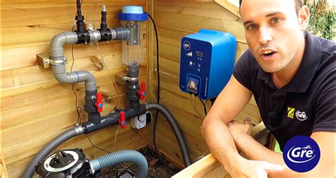 Piscina con clorador salino