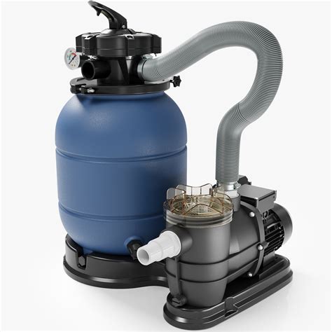 Sistema de filtración de piscina con filtro de arena