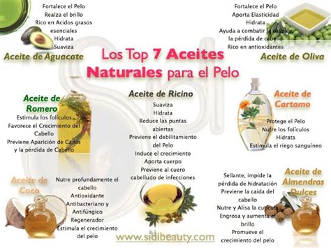 Aceites naturales en el cuidado del cabello
