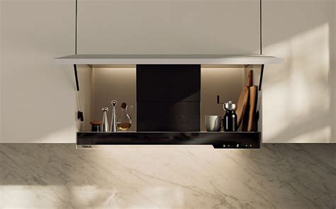 Campana extractora Bosch integrada en un mueble de cocina