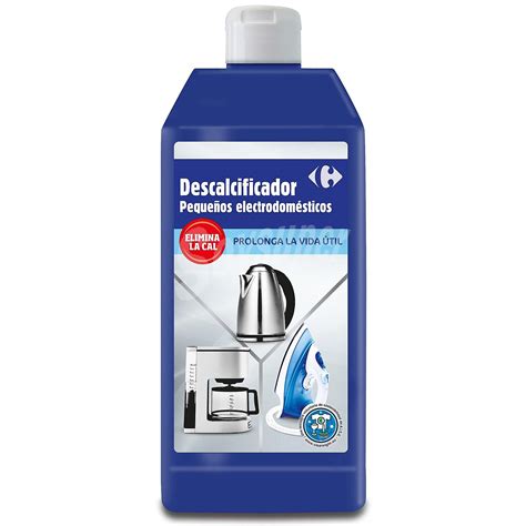 Una botella de líquido descalcificador para cafeteras