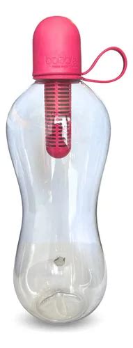 Botella Bobble transparente con filtro de color