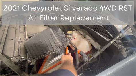 Chevrolet engine with air filter