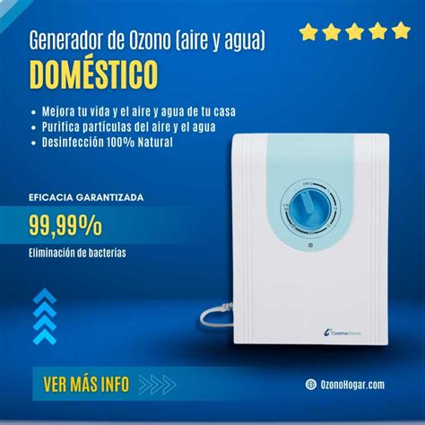 Generador de ozono en un salón