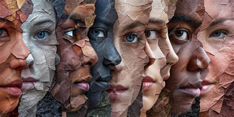 Ilustración de diferentes rostros con mascarillas de distintas tallas