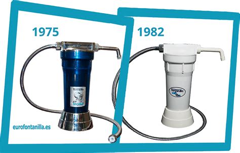 Filtro de agua Fontanilla instalado sobre un fregadero
