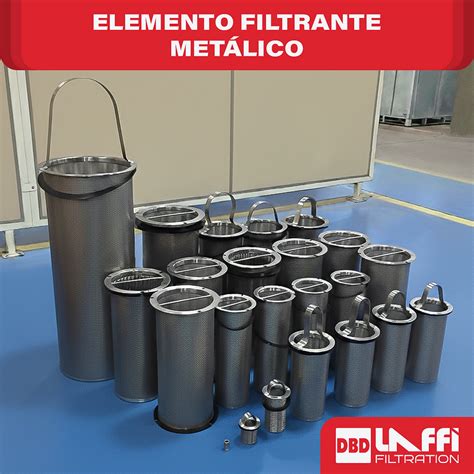 Cartucho filtrante metálico