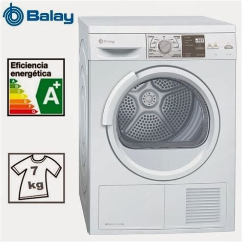 Secadora Balay con luz indicadora de filtros encendida