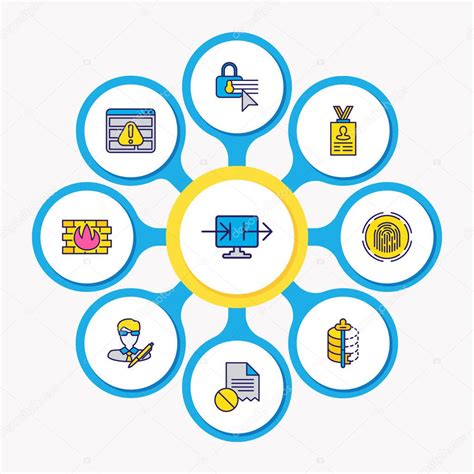 Iconos representando derechos de privacidad y protección de datos