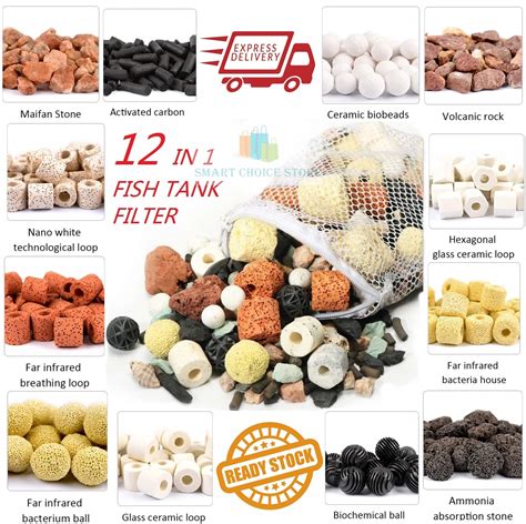 Aquarium filter media types comparison