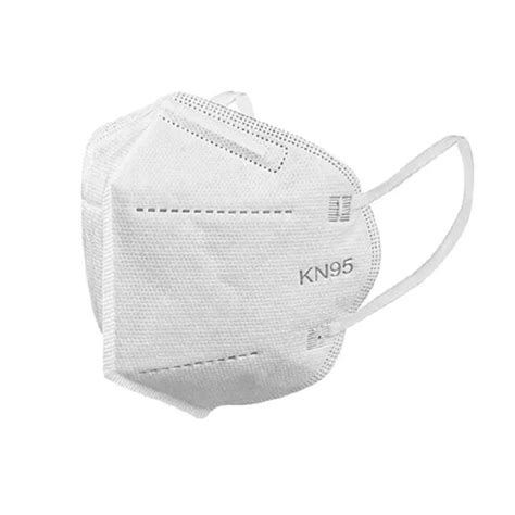 Persona usando una mascarilla KN95