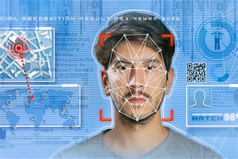 Diagrama de los sensores de reconocimiento facial de la E2-Mask Z
