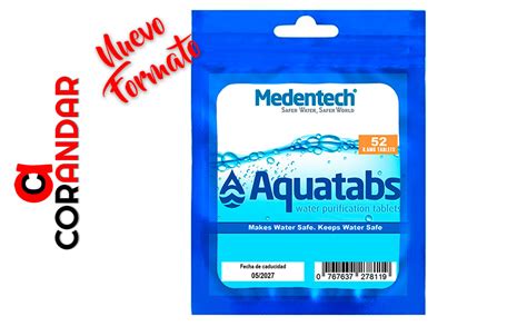 Pastillas potabilizadoras en un kit de emergencia