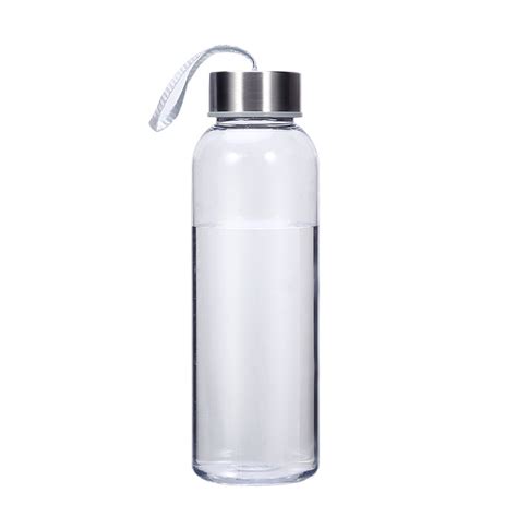 Botellas de agua de vidrio retornables