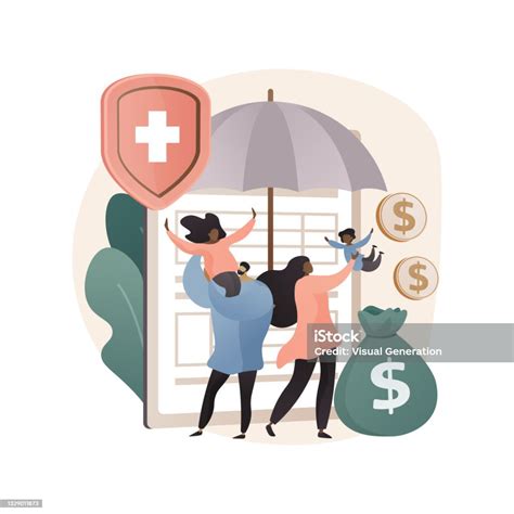 Ilustración abstracta de mascarillas y dinero