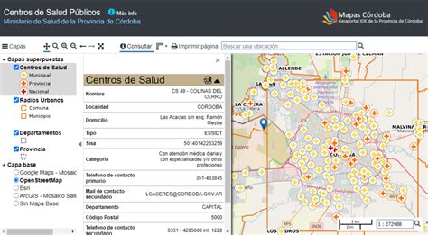 Mapa de centros de salud que ofrecen PrEP