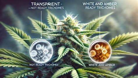 Planta de cannabis con tricomas visibles