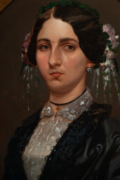 Retrato de una mujer noble gallega del siglo XIX