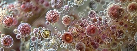 Microscopio mostrando bacterias en la piel