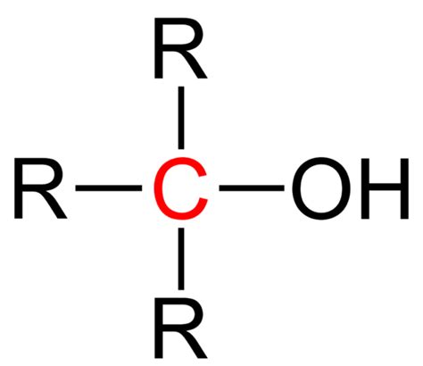Estructura molecular de un alcohol graso