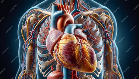 Representación esquemática del sistema cardiovascular humano