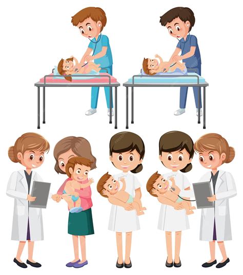 Hospital infantil con personal de enfermería