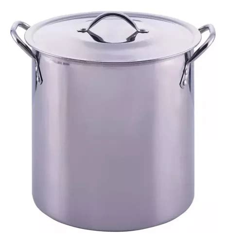 Olla de acero inoxidable con fondo grueso