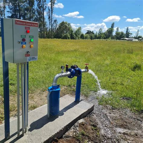 Pozo de agua con filtraciones