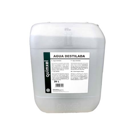 Garrafa de agua destilada de 20 litros