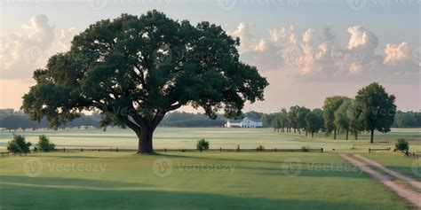 Paisaje rural salmantino con un roble