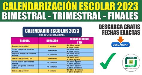Diagrama de un año dividido en trimestres