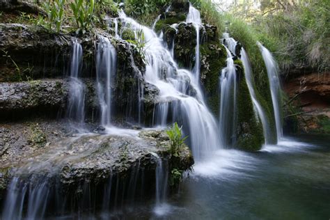 Manantial de agua en un entorno natural
