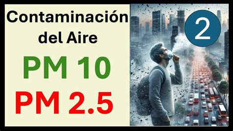 Partículas PM 2.5 en el aire