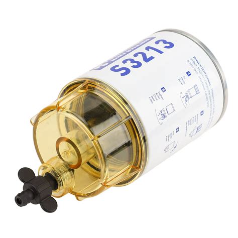 Motor de barco con filtro separador de combustible